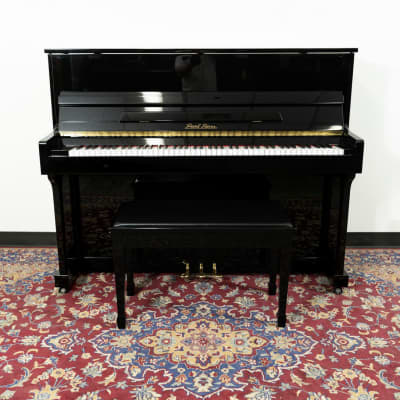 Pearl River 46" UP118M Upright Piano | Polished Ebony | SN: 308819 image 2