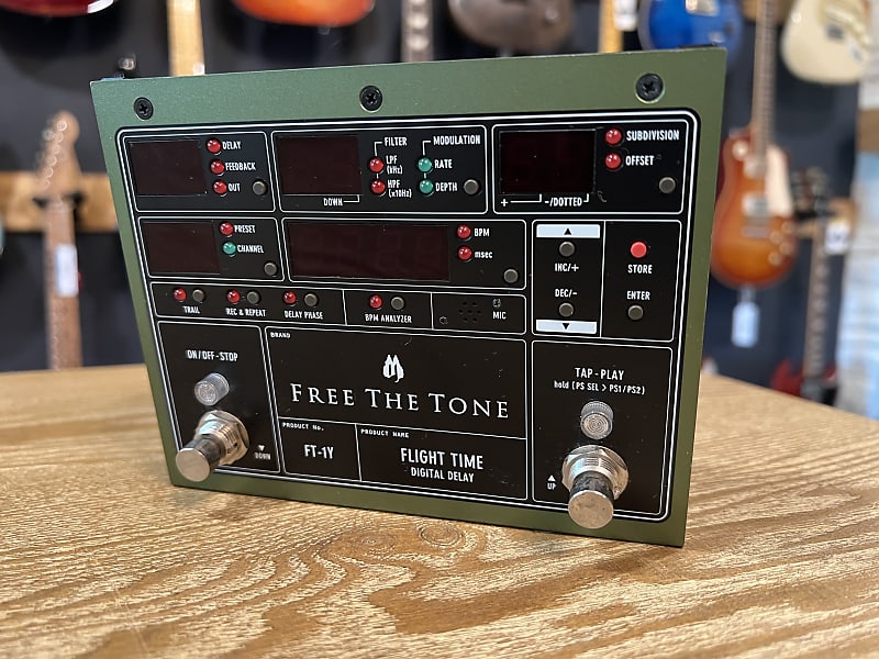 Free The Tone FT-1Y Flight Time Digital Delay | Reverb