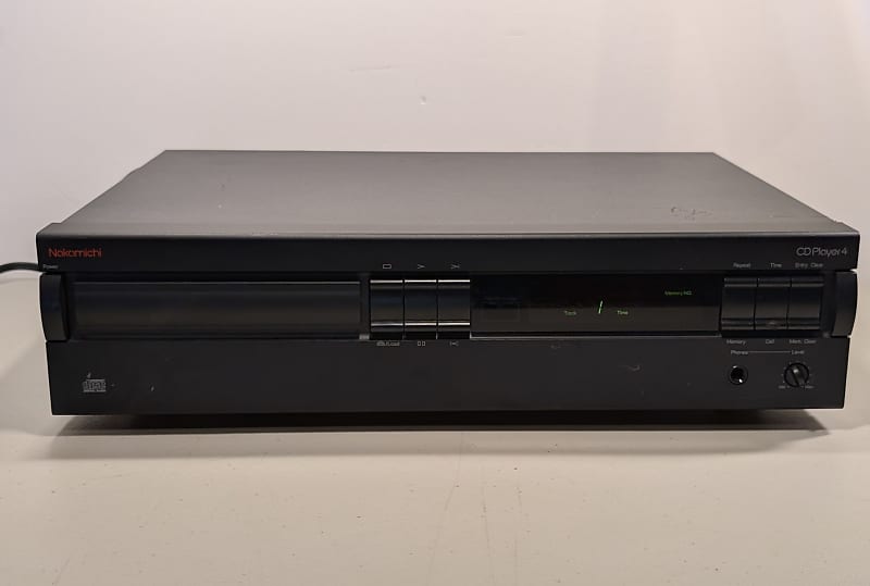 Nakamichi CD Player 4 Transport Digital Coaxial 120/240V Vintage for repair CD-4 Japan 1990  			