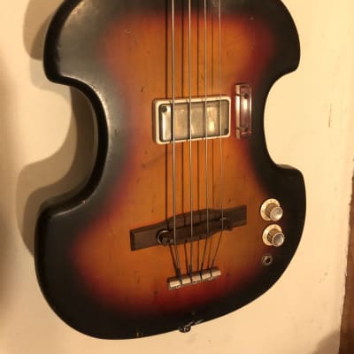 Rare 1960’s Supro / Airline 7289 Violin Bass - as is for sale
