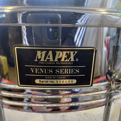 Vintage MAPEX Venus Series Steel Snare Drum 14" x 6" image 2