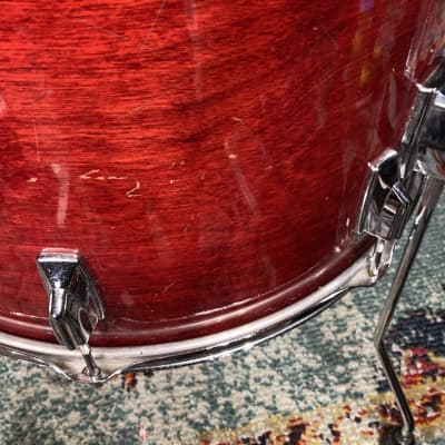 Tama - 18x16" Superstar Floor Tom 1980's - "Neil Peart" Cherry Wine image 11