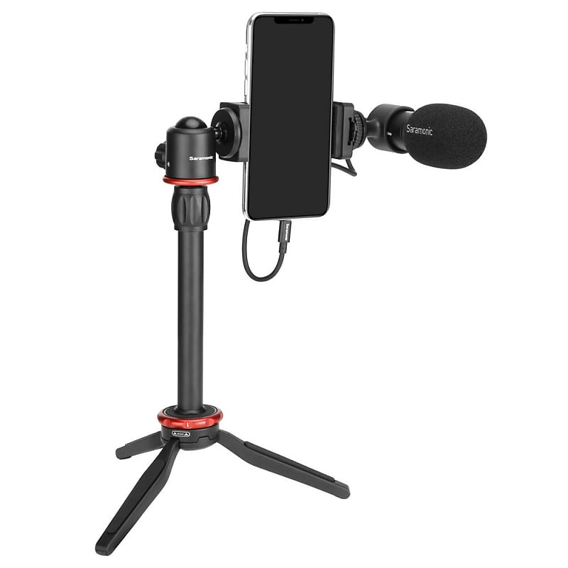 Trépied de microphone ajustable avec perche - 75 cm à 150 cm