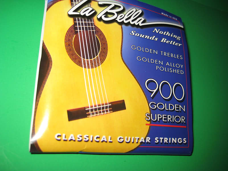 La Bella 2 Sets Golden Superior Guitar Nylon Classical Golden