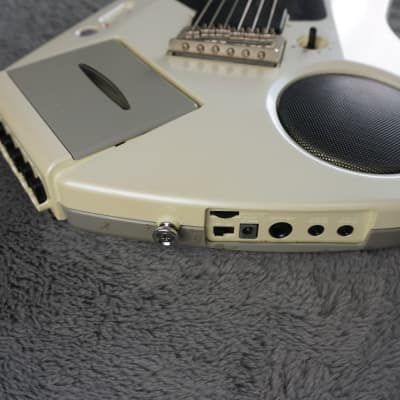 Casio EG-5 - White Cassette Player Guitar 1980s image 5