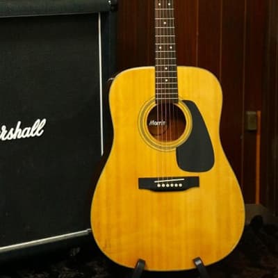 1980's made MORRIS MD Dreadnought Acoustic Guitar MD-502