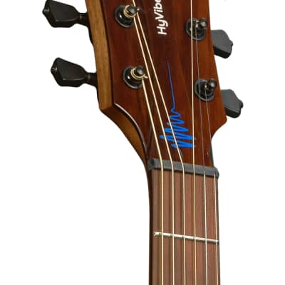 Lag THV20DCE Hyvibe 20 Tramontane Smart Khaya Mahogany Neck 6-String Acoustic-Electric Guitar w/Hard Case image 10