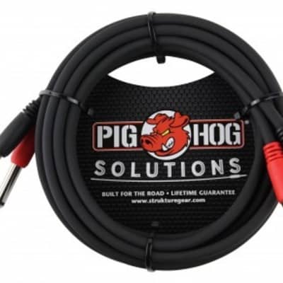 Pig Hog Solutions - 15ft RCA-1/4' Dual Cable,  PD-R1415 image 4