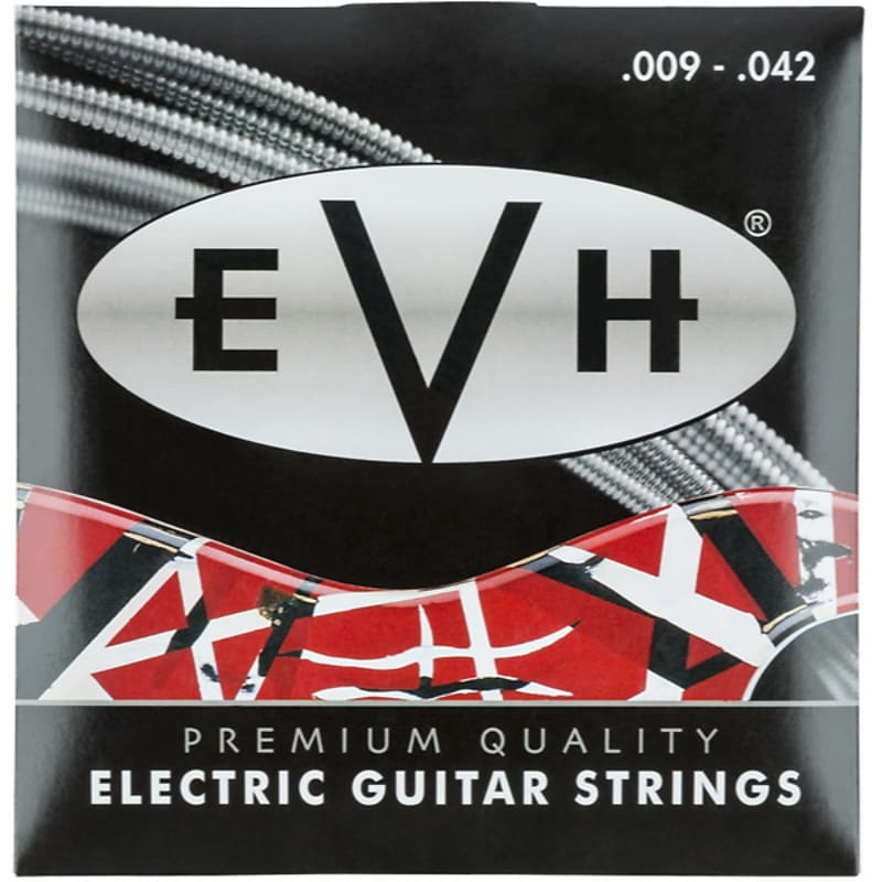 Eddie Van Halen EVH Premium Nickel Plated Steel Electric Guitar Strings, 9-42 image 1
