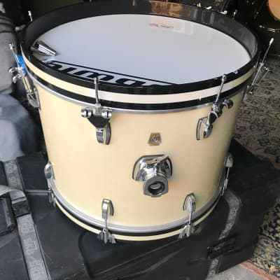 Ludwig LEGACY Maple 20x14 FADED Pure Arctic White Glass/Sparkle *REFIN PROJECT?) image 2