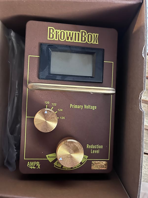 Amp Rx Brown Box Tube Amplifier Input Voltage Attenuator Reverb
