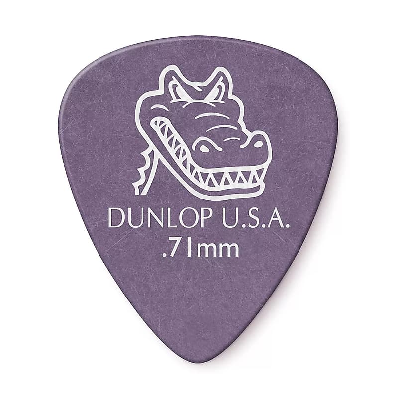 Dunlop 417R71 Gator Grip Standard .71mm Guitar Picks (72-Pack) image 1