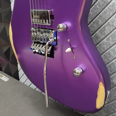SBS Steve Brown Sound Guitars VS200 Includes Our FretWerx In USA Fret Dress and Setup! Purple Metallic image 3