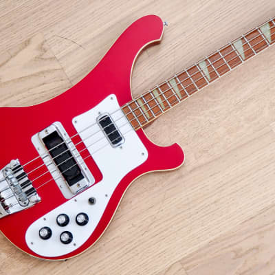 1988 Rickenbacker 4003 Vintage Electric Bass Guitar Ruby Red 100% Original  w/ohc | Reverb Slovakia