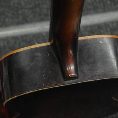 Regal Round Neck Resonator Guitar 1930s Sunburst image 8