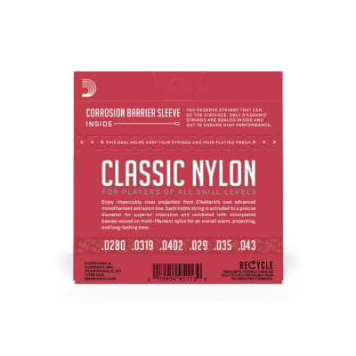 Normal Tension, Classic Nylon Student Classical Guitar Strings image 2