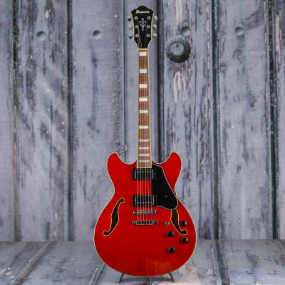 Ibanez Artcore Series AS73 Semi-Hollowbody, Transparent Cherry Red image 4