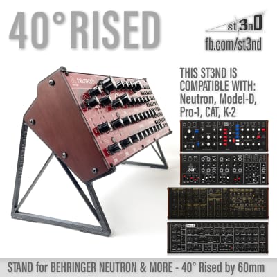 STAND for BEHRINGER Neutron & Model-D & Pro-1 & CAT & K-2 - 40° RISED by 60mm