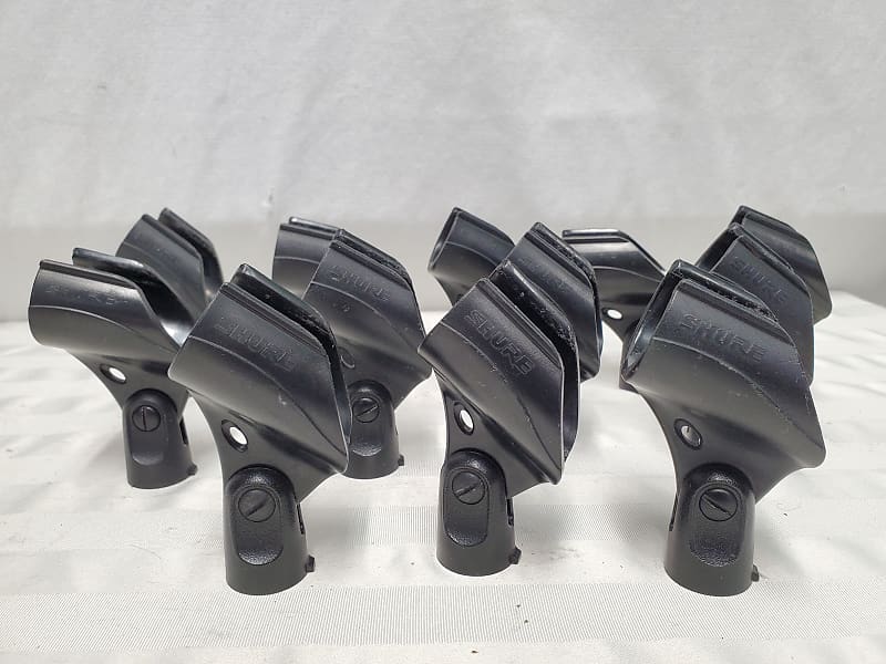 Shure WA371 Wireless Handheld Microphone Clips Bundle of 12 #3053 Great  Used Condition