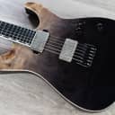ESP E-II M-II NT Guitar, Buckeye Burl Maple Top, Black Natural Fade (B-STOCK)