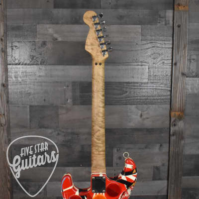 Pre-Owned Fender Custom Shop EVH Frankenstein Replica Tribute Eddie Van Halen, Chip Ellis Masterbuilt - Limited Run with Original Flight Case - Setup by Tom Weber - 1/300 image 7