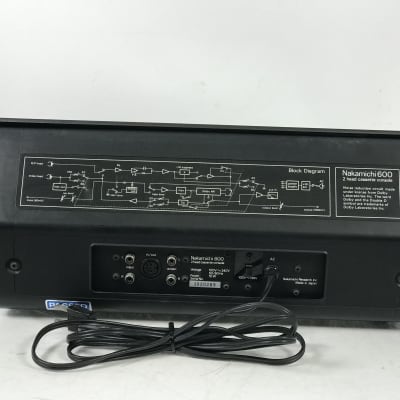 Nakamichi 600 2 Head Cassette Deck Not Tested Selling For Parts image 10