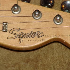 1998 squier telecaster by fender electric guitar,rare,made
