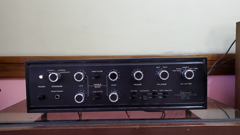 Sansui Au-555 Amplifier Solid State Operational image 1