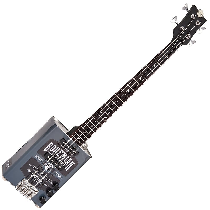 Bohemian Oil Can Bass Guitar ~ Moonshine | Reverb