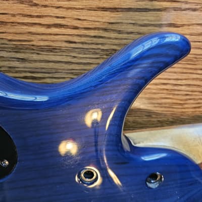 Tobias Killer-B Bass 6 string 1990's - Translucent Blue image 8
