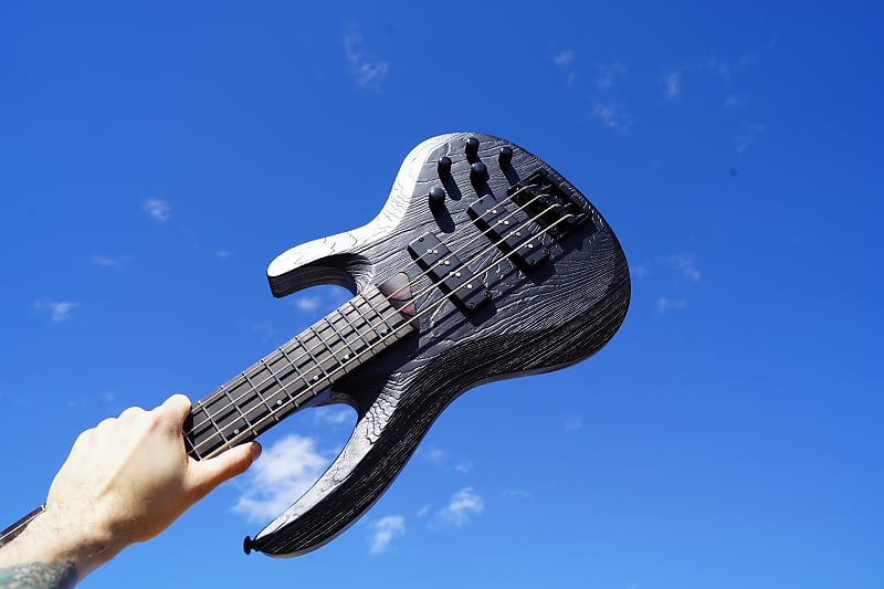 ESP LTD SIGNATURE MLB-4 Black Blast Mike Leon 4-String Electric Bass Guitar (2024) image 1