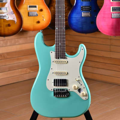 Schecter Traditional Route 66 Kingman HSS Surf Green image 1