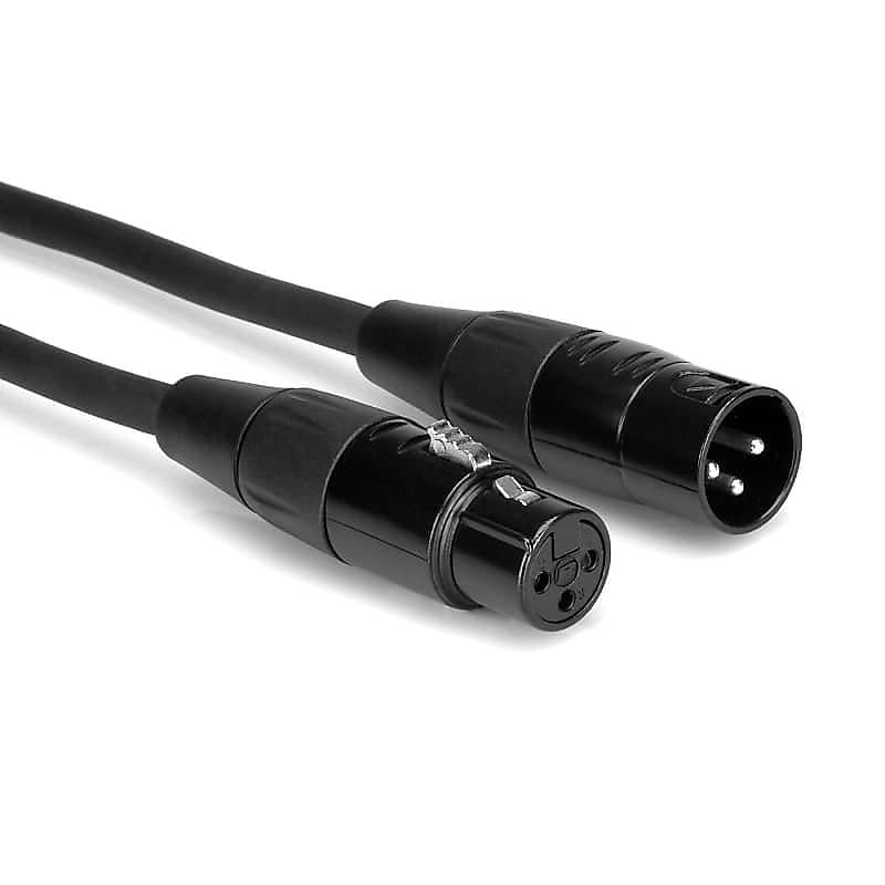 Hosa HMIC-010 10-Foot Pro XLR Microphone Cable REAN XLR Female to XLR Male Cord image 1