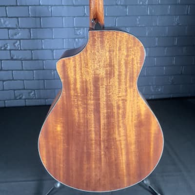 Breedlove Discovery Collection Wildwood Concert Satin CE Solid Wood - African Mahogany image 7