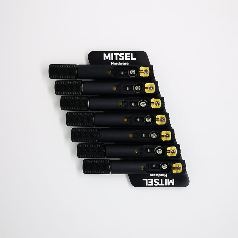 7string multiscale headless guitar bridge tuners by MITSEL Reverb