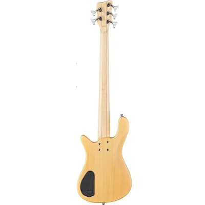 Warwick RockBass Streamer Standard 5-String Bass Guitar - Natural Transparent Satin image 5