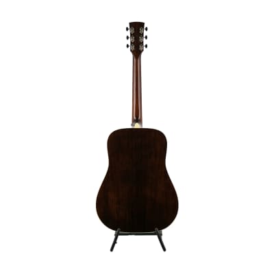 Ibanez AVD10-BVS Artwood Vintage Thermo Aged Acoustic Guitar, Brown Violin Sunburst, 1X02CD190413375 image 3