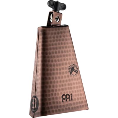 Meinl 8" Hand-Hammered Big Mouth Timbales Cowbell - Copper image 1