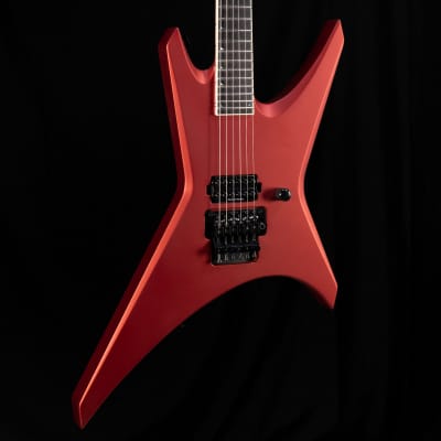 Jackson USA Custom Shop Warrior WR-1 (Candy Apple Red Satin, Reverse Headstock, Piranha Tooth Inlays, Direct Mount Pickups, Graphite Reinforced Neck) for sale