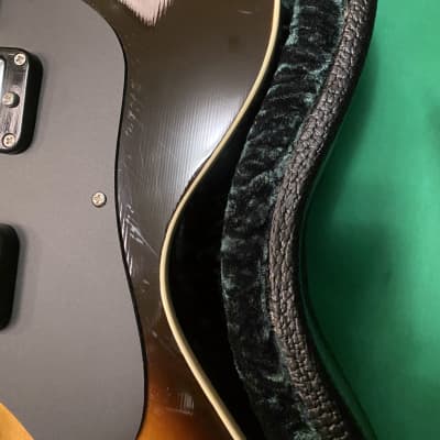 Earnest  Rosetta Sunburst Electric Tenor Guitar Deluxe w/ 3 Kent Armstrong Pickups, Inlays, Case image 13