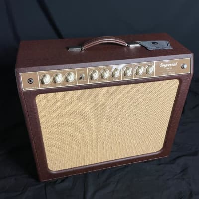 Tone King Imperial MkII Combo - Custom Brown Ostrich Tolex with Cane Grille for sale