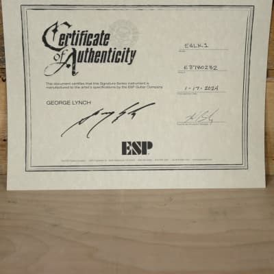ESP George Lynch Signature Kamikaze-1 Electric Guitar w/ Case image 9