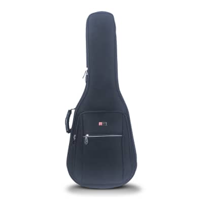 Crossrock Case Deluxe Acoustic/ Dreadnought Guitar Gig Bag in Black image 2