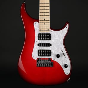 Vigier Excalibur Supra in Clear Red, Maple Neck with Hard Case #170044 image 1