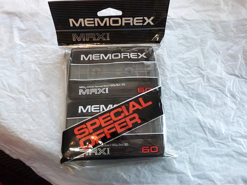 memorex  MRX1 cassette tapes 60 minutes  			