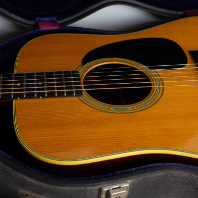 C. F. Martin  D-28 Flat Top Acoustic Guitar (1969), ser. #250141, original black tolex hard shell case. image 14