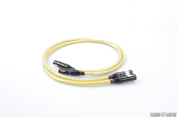 WIRE WORLD Gold Eclipse III 1m XLR Audio Cables Owned by