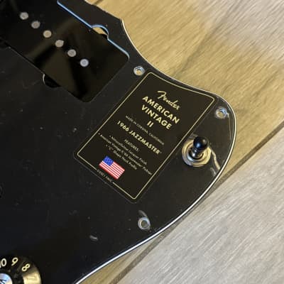2024 Fender American Vintage II '66 Jazzmaster LOADED Pickguard Black USA 1966 image 3