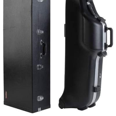 SKB Cases 1SKB-455W Contoured Pro Baritone Saxophone Case w/ Wheels (1SKB455W) image 3
