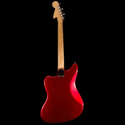Fender 2012 American Vintage AVRI 65 Jaguar Guitar, Red, Pre-Owned image 4